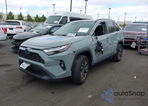 2022 Toyota Rav4 Hybrid Xle Premium из США, поврежденный, VIN 4T3B6RFVXNU099301